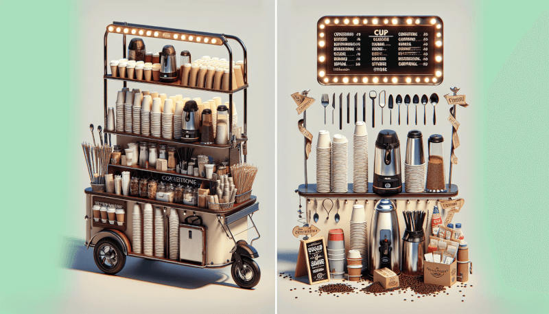 coffee cart accessories